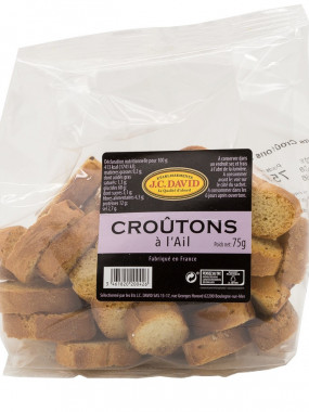 Petits croûtons à l'ail et à l'huile d'olive - 75 g