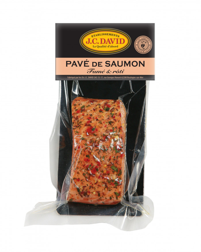 Pavé de Saumon rôti aux épices de Provence sous vide - 120 g