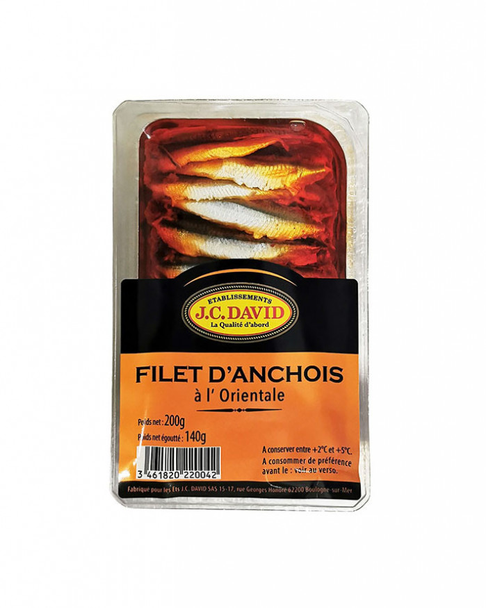 Filets d'anchois à l'orientale - 200 g