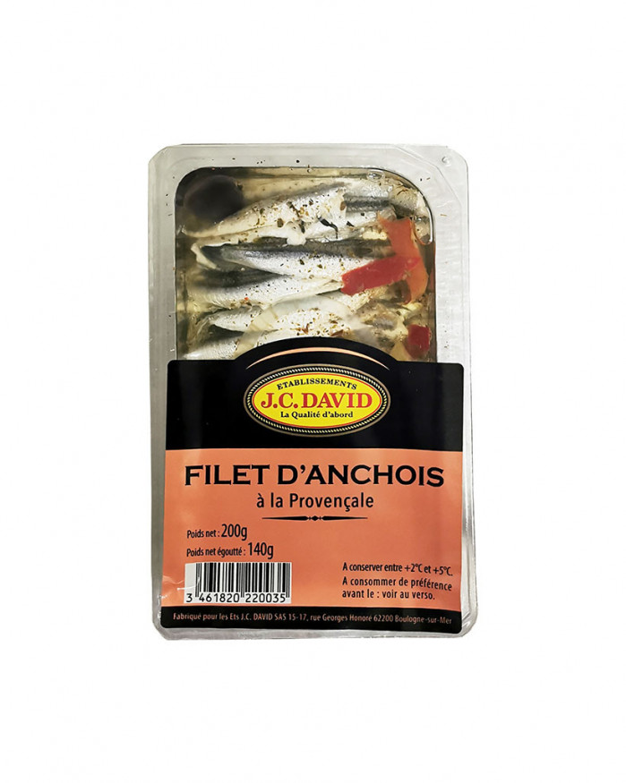 Filets d'anchois à la provençale - 200 g