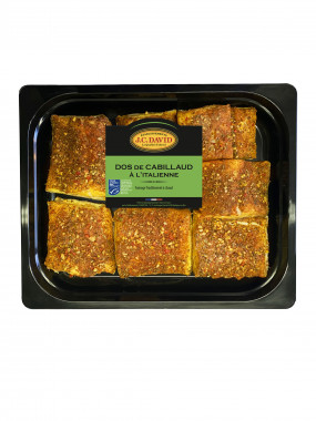 Dos de Cabillaud fumé à chaud à l'italienne - 1 kg