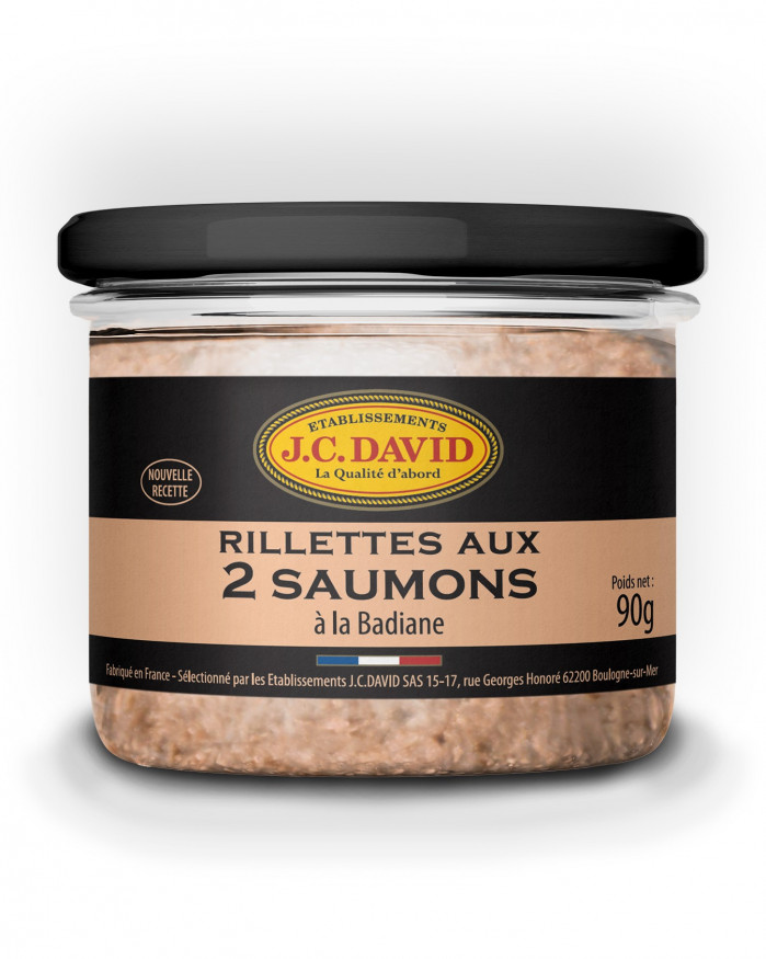 Rillettes aux 2 Saumons  61 % - 90 g