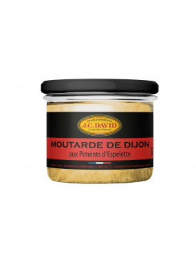 Moutarde de Dijon aux Piments d'Espelette - 90g