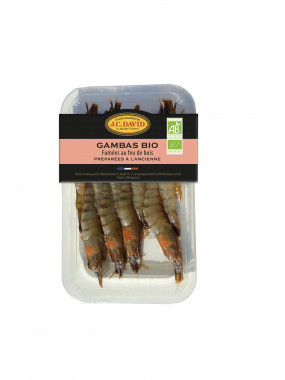 Gambas de Madagascar BIO fumées - 150 g 