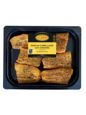 Dos de Cabillaud fumé à chaud aux agrumes - 1 kg
