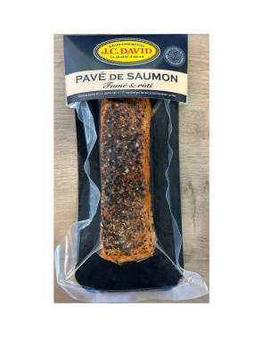 Pavé de Saumon fumé au poivre - 120g