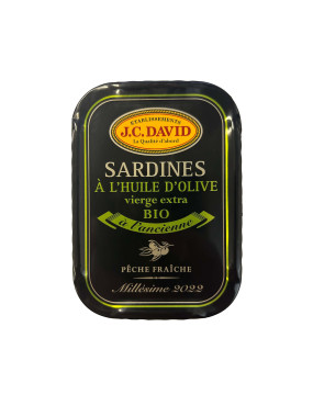 Sardines à l'huile d'olive BIO, Millésimées- 115 g