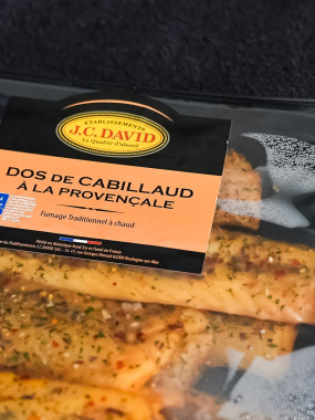 Dos de Cabillaud à la provençale fumé à chaud - 1kg sous atm