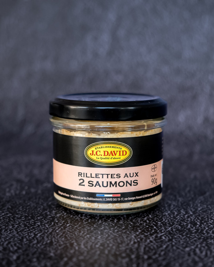 Rillettes aux 2 Saumons  61 % - 90 g