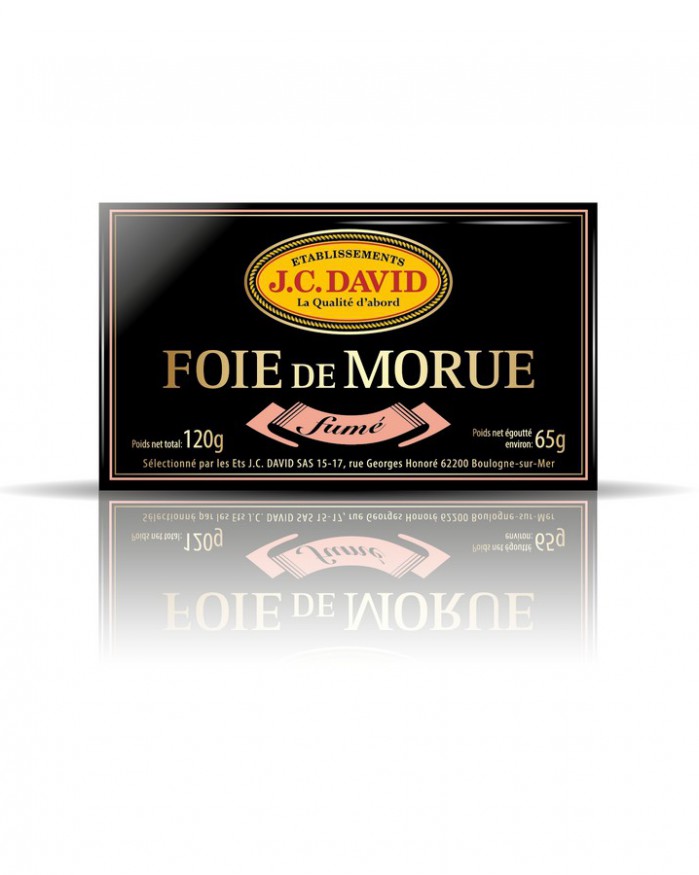 Foie de morue fumé 99% - 120 g