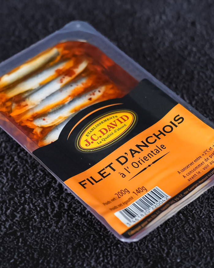 Filets d'anchois à l'orientale - 200 g