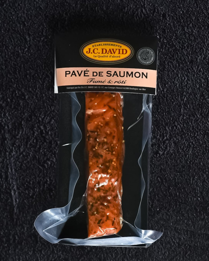 Pavé de Saumon fumé au poivre - 120g