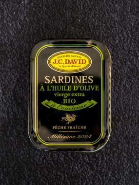 Sardines à l'huile d'olive BIO, Millésimées- 115 g
