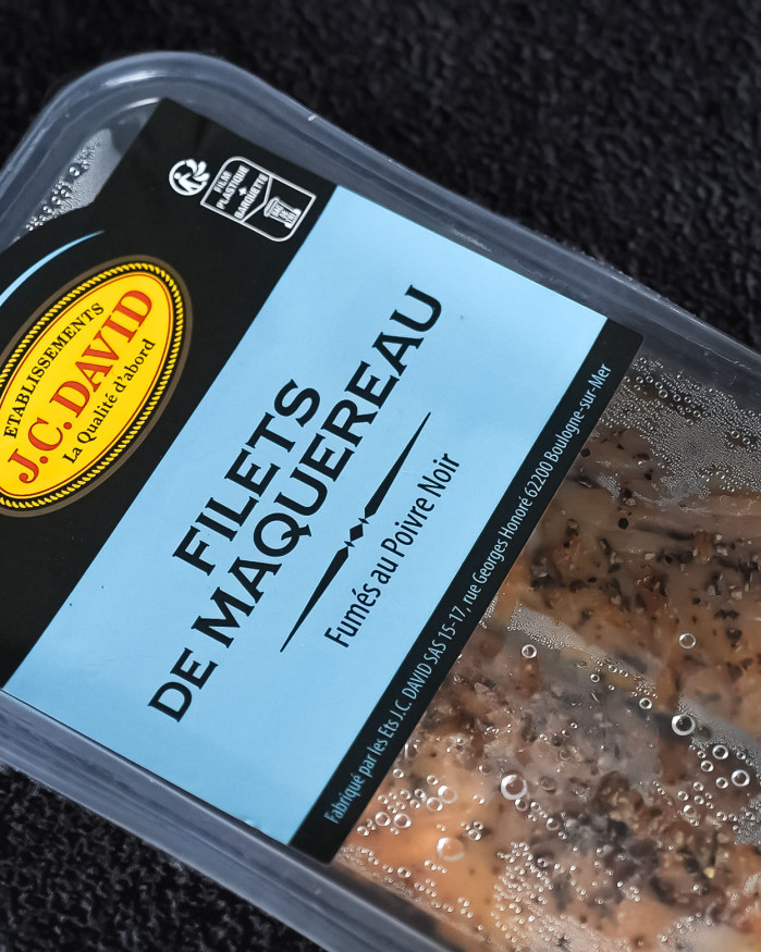 Filets de Maquereau fumés au poivre - 200 g