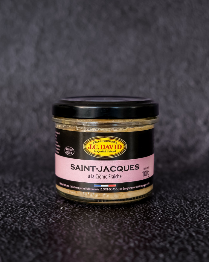 Saint Jacques à la crème fraiche - 100 g