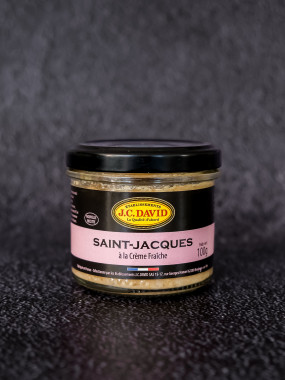 Saint Jacques à la crème fraiche - 100 g