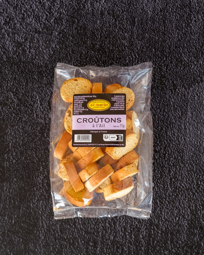 Petits croûtons à l'ail et à l'huile d'olive - 75 g