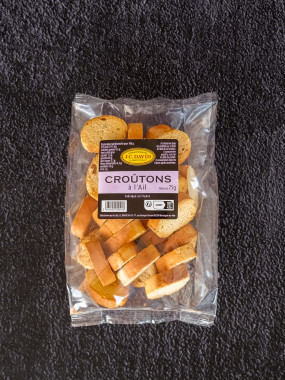 Petits croûtons à l'ail et à l'huile d'olive - 75 g