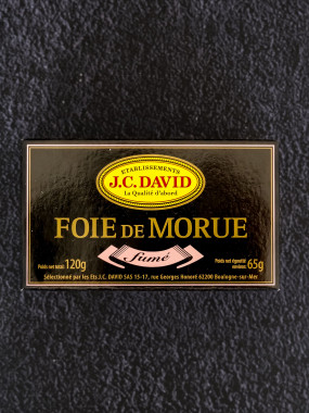 Foie de morue fumé 99% - 120 g