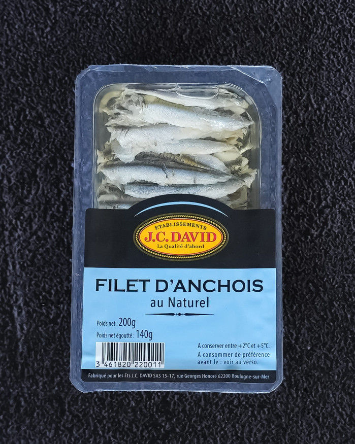 Filets d'anchois à l'huile - 200 g