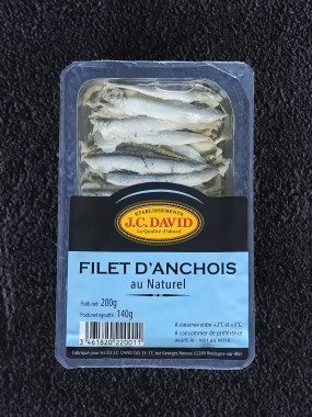 Filets d'anchois à l'huile - 200 g