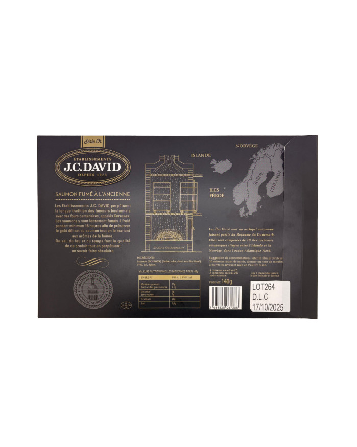 Saumon ILES FEROE Fumage signature - 4 Tranches