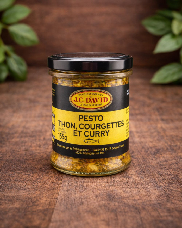 Pesto Thon, Courgettes et Curry 