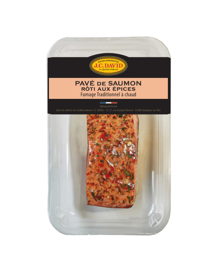 Pavé de Saumon fumé au poivre - 120g