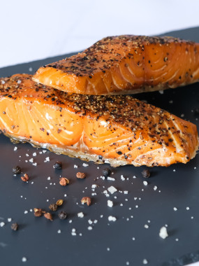 Pavé de Saumon fumé au poivre - 120g
