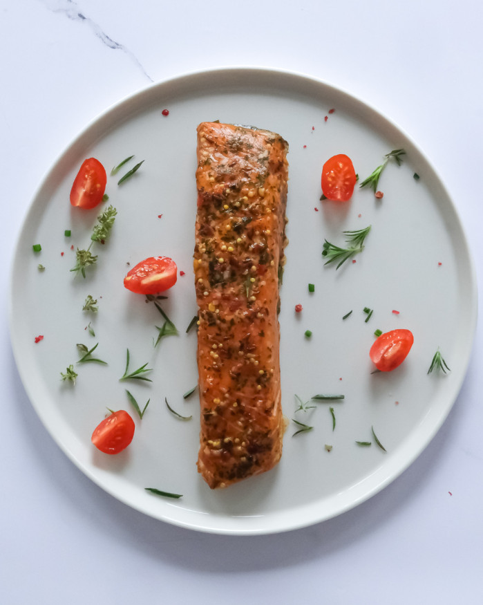 Pavé de Saumon rôti aux épices de Provence - 120 g