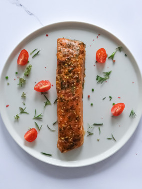 Pavé de Saumon rôti aux épices de Provence - 120 g